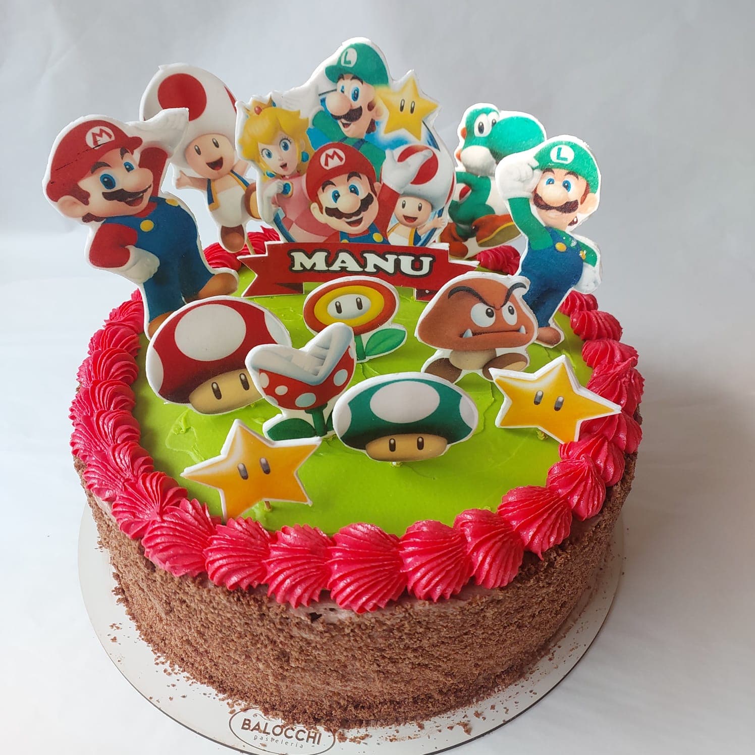 Torta Mario Bros rojo