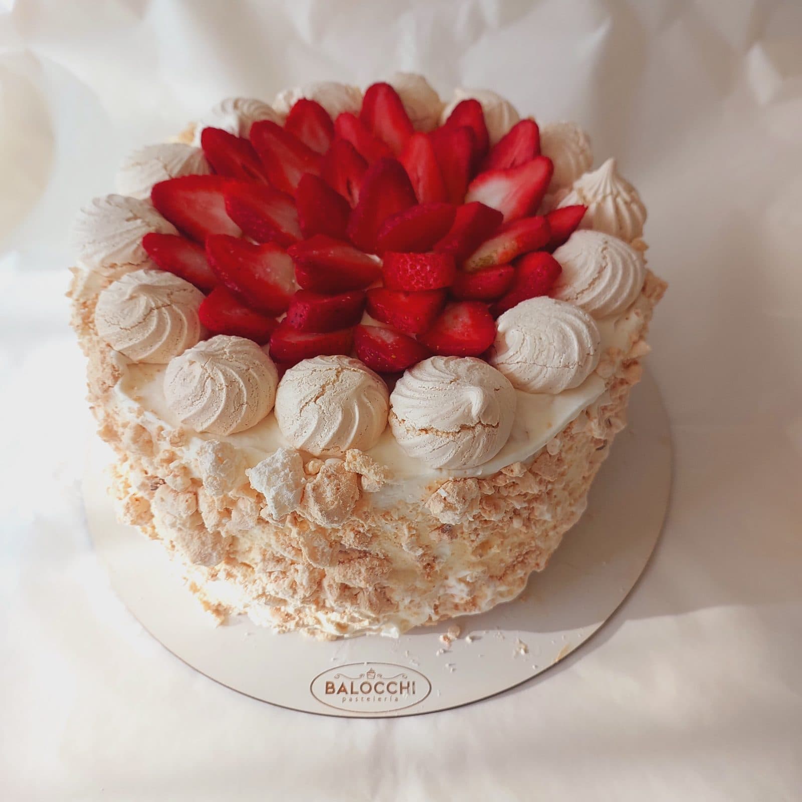 Torta Merengue Frutilla